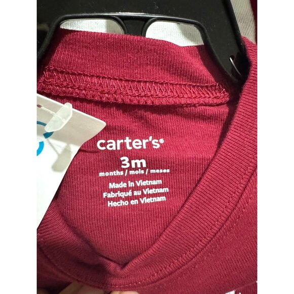 Carters Baby Boys 4-Piece Long Sleeve Bodysuit & Pants Set - The Happiest Camper - Picture 2 of 4